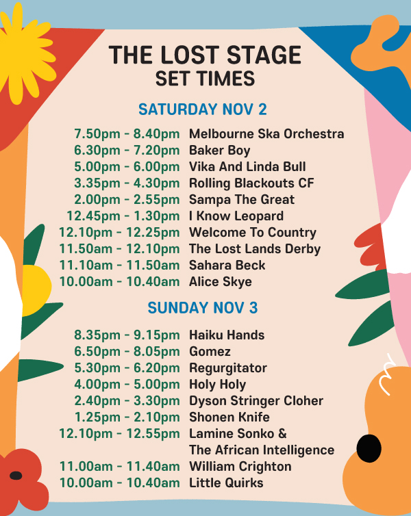 Oztix News The Lost Lands Set Times Are Here